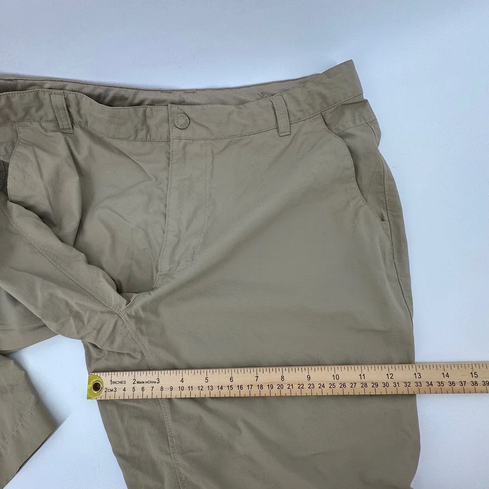 The North Face Mens Horizon 2.0 Convertible Hiking Pants Khaki Tan 36 NF0A2UNB